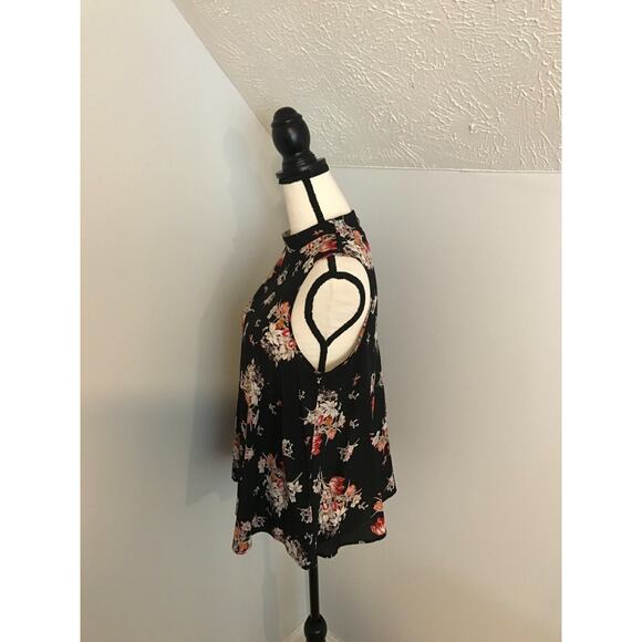 Anthropologie Maeve Hidra Black Motif 100% Silk Blouse - Medium - Picture 3 of 10